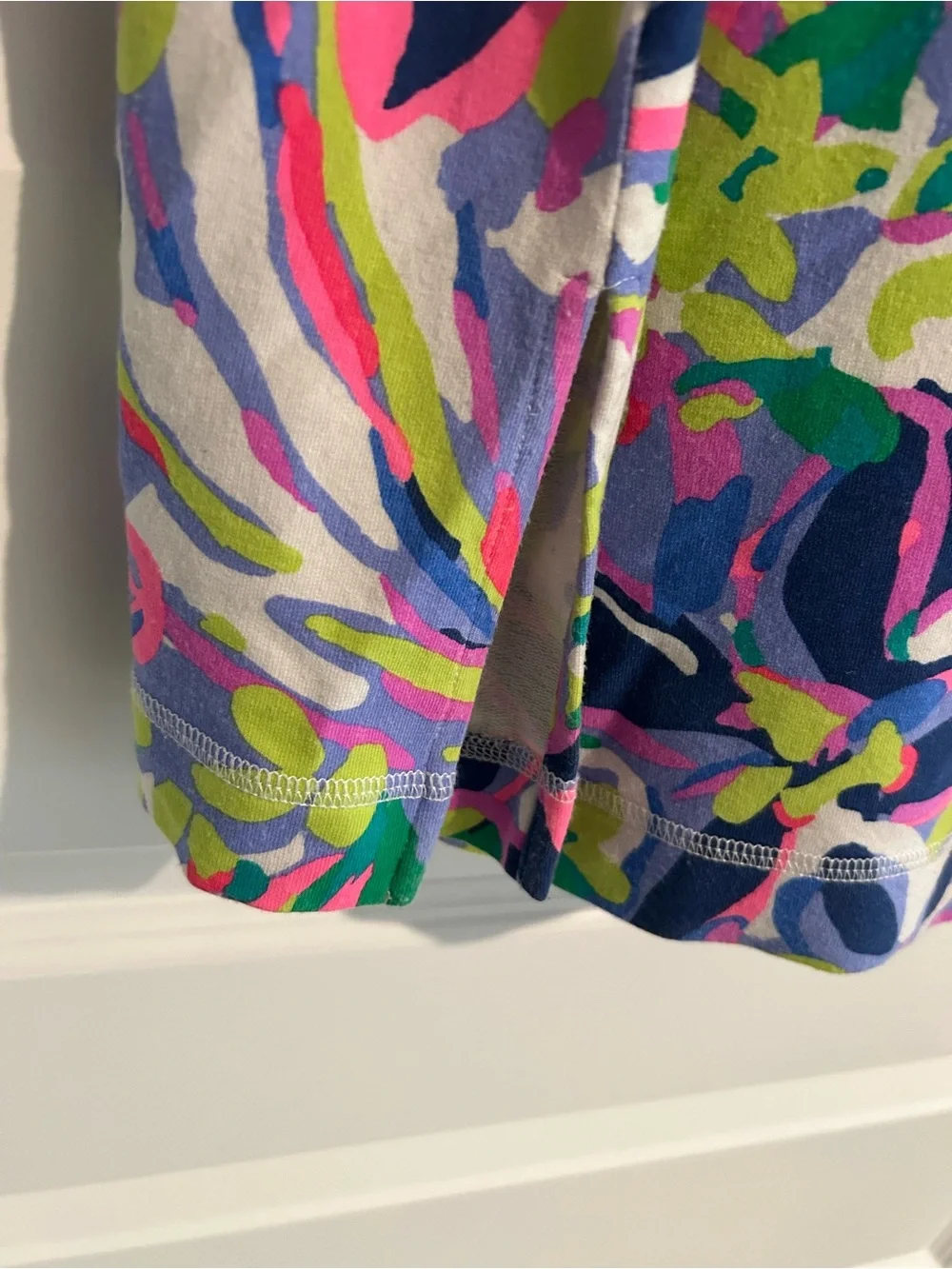 Lilly Pulitzer Justina Top Purple Pink Multi Size L